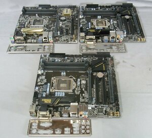 B38689 O-02072 LGA1151 マザーボード 3枚セット ジャンク