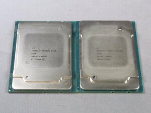 B38642 O-02014 intel XEON GOLD 5118 / XEON SILVER 4110 LGA3647 CPU 2個セット ジャンク