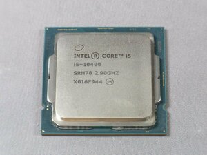 B38786 O-02336 intel Core i5-10400 SRH78 LGA1200 CPU 動作品