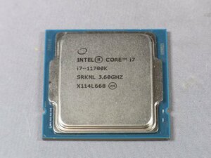 B38784 O-02333 intel Core i7-11700K SRKNL LGA1200 CPU 動作品