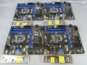 B38661 O-01276 MSI B85M-E45 LGA1150 マザーボード 4枚セット ジャンク