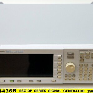 LE50220◆Agilent/アジレント E4436B ESG-DP SERIES SIGNAL GENERATOR 250kHz-3GHz シグナルジェネレータ【返品保証なし】の画像1