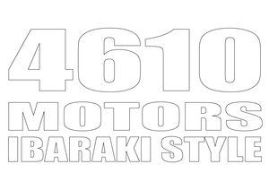 4610 MOTORS IBARAKI STYLE WHT カッティングステッカー/シロウトモータース 茨城スタイル STICKER シール アメ車