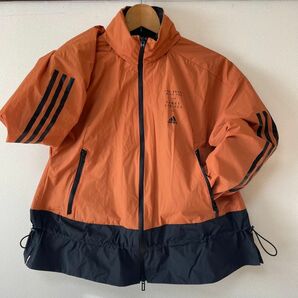 adidas CLIMASTORM ナイロンジャケット Aライン　ウインドブレーカー　廃盤品