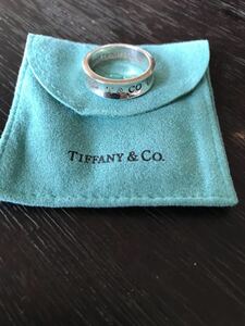 ティファニー TIFFANY リング アクセサリー シルバー 中古　送料込み　宝石箱付き