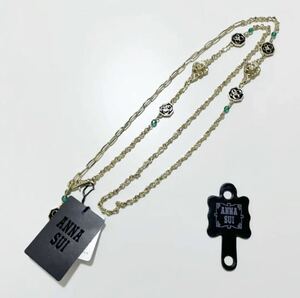 d2 with translation new goods [ ANNA SUI Anna Sui ] made in Japan accessory long necklace bag charm chain belt general merchandise shop brand Gold 