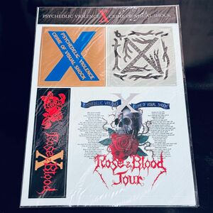 XJAPAN ROSE＆BLOOD 公式ステッカー