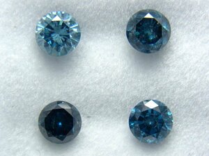 [Shimoe]最落無し！１円～ブルーカラー系　SI～Iクラス　合計０．８３ｃｔ　天然ダイヤルース