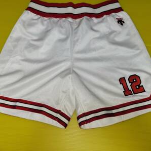 90年代アシックス製 NBA BULLS シカゴ・ブルズタイプ  バスパン ショーツの画像1