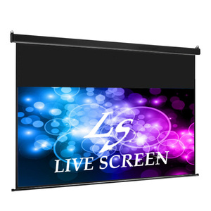  long type!! LIVE SCREEN 16:9 120 -inch electric storage projector screen home theater EPSON ACER BENQ