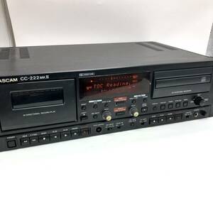 【送料無料】 TASCAM タスカム CC-222mkⅡ 業務用CDカセットレコーダー 【ジャンク品】