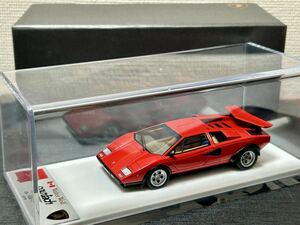 Lamborghini Countach LP400/500S `Walter Wolf` Ch.1120148 1975 （Remasterd） レッド （ラリーレーシングステッカー） 1/43 EIDOLON