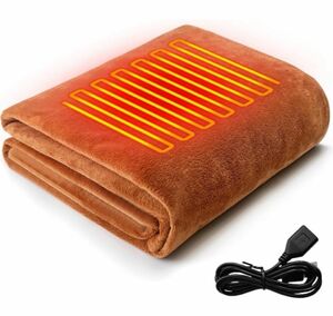 電気毛布 温度調節 丸洗い可 急速発熱 防寒 保温効果UP ひざ掛け