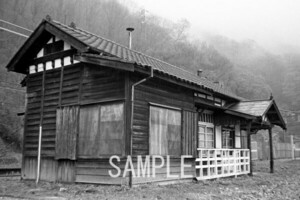 旧熊ノ平駅舎 信越本線【鉄道写真00323】KGサイズ☆