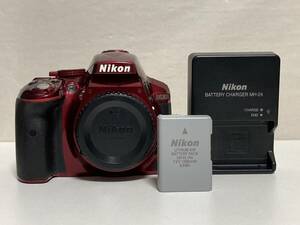 Nikon D5300 レッド デジタル一眼レフカメラ ボディ