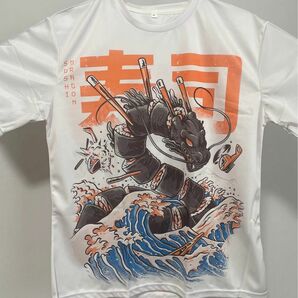 【新品未使用】寿司龍（sushi dragon）Tシャツ　レア　寿司ドラゴン　復刻版