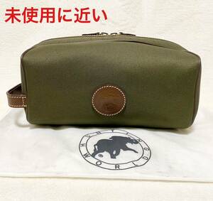  unused . close rare Safari green! canvas ground second bag W fastener 