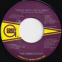 Temptations Treat Her Like A Lady / Isn't The Night Fantastic Gordy US 1765GF 206248 ソウル ディスコ レコード 7インチ 45_画像1