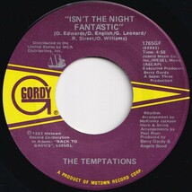 Temptations Treat Her Like A Lady / Isn't The Night Fantastic Gordy US 1765GF 206248 ソウル ディスコ レコード 7インチ 45_画像2