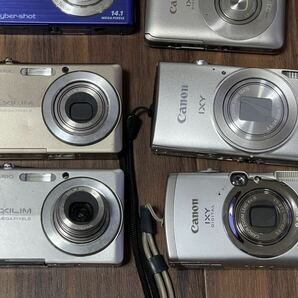 1円〜大量コンパクトデジタルカメラ Panasonic LUMIX SONY Canon IXY CASIO デジカメ 状態未確認 完全未確認 激安スタートの画像3