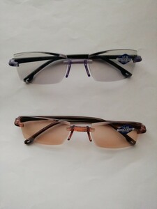 . close both for glasses +2.50[ blue light cut ]2 piece set ④