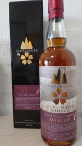 【送料無料】山桜 YAMAZAKURA メルローワイン カスク フィニッシュ 三越伊勢丹限定品 笹の川酒造 700ml 46% 未開栓