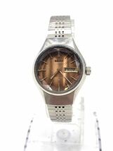 ◆極美品◆超高級◆SEIKO◆セイコー◆ブラウン◆腕時計◆小物◆カレンダー◆23石◆2206-0630 ◆カットガラス◆メンズ◆レディース◆YP002_画像2