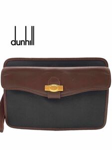 ◆超美品◆超高級◆dunhill◆ダンヒル◆ブランド◆ブラウン◆セカンドバッグ◆クラッチバッグ◆レザー◆メンズ◆レディース◆お洒落◆YP009