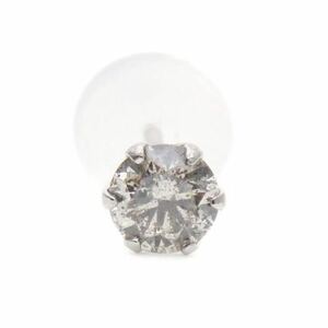 Pt900 天然　ダイヤモンド0.15ct 片耳ピアス プラチナ　ピアス ダイヤ一粒ピアス 新品　片方のみ K18ダイヤモンドピアス　スタッドピアス 