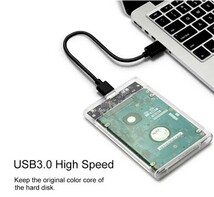 ☆☆☆　未使用・新品 2.5インチ SATA SSD/HDD USB3.0 外付け透明ケース　☆☆☆_画像1