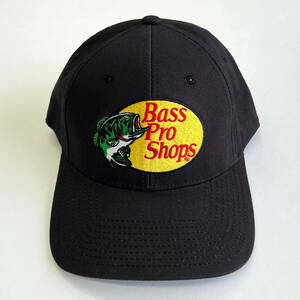 BASS PRO SHOPS　バスプロショップス ツイル キャップ　ブラック　Woodcut Logo Buttery TWILL CAP アウトドア