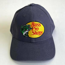 BASS PRO SHOPS　バスプロショップス ツイル キャップ　ネイビー　Woodcut Logo Buttery TWILL CAP アウトドア_画像1