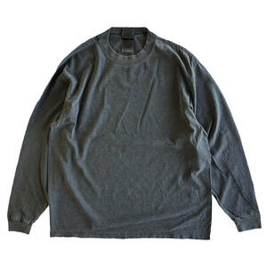 SHAKA WEAR シャカウエア ガーメントダイ 7.5oz 長袖 Tシャツ　シャドウ　Mサイズ Heavy Weight GARMENT DYE L/S TEE ロンT