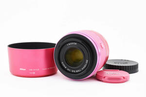 ニコン ニッコー 1マウント レンズ ピンク Nikon 1 NIKKOR VR 30-110mm F3.8-5.6 VR Pink lens 1 mount ＃181