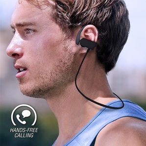 【在庫処分・ブラック】Ｈbq q12 ２個セット Bluetoothイヤホン ipx7 Sweatproof v4 . 1 ベースステレオイヤホン ジグザグEarhookの画像5