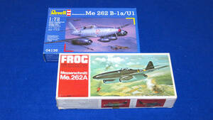 Revell 1/72 Me 262 B-1a/U1 & FROG 1/72 Me.262A