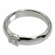 ★D2460 仕上済!! ティファニー 9号 PT950 プラチナ ドッツ ソリティア 0.26ct ダイヤ リング Tiffany&Co. レディース★_画像5