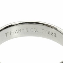 ★D2460 仕上済!! ティファニー 9号 PT950 プラチナ ドッツ ソリティア 0.26ct ダイヤ リング Tiffany&Co. レディース★_画像8