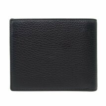 ★D2318 美品 ダンヒル ロゴ レザー 二つ折り財布 お札入れ カード・ICケース ブラック dunhill メンズ★_画像2