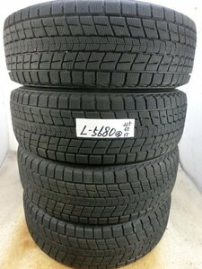 L-5680 溝あり 中古スタッドレス ダンロップ WINTER MAXX SJ8＋ 225/65R17 102Q (4本)