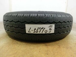 L-5677 溝あり 中古タイヤ ブリヂストン RD-613 STEEL 195/80R15 107/105L (1本)