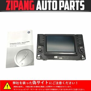 VW053 1T トゥーラン TSI トレンド 後期 純正 マルチ インフォテイメント モニター ◆3G0 919 605 ★動作OK ○