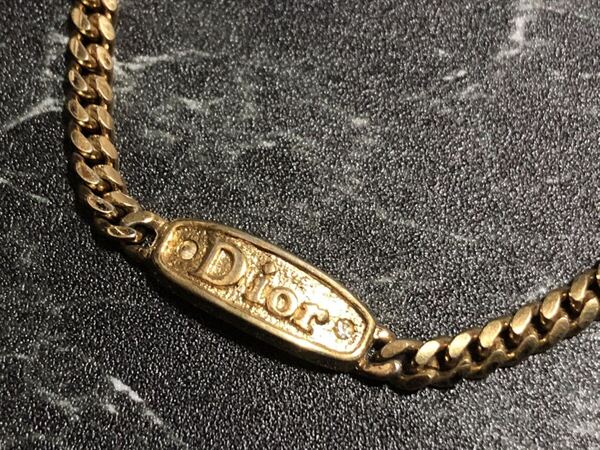 ディオール ブレスレット ゴールド ストーン Christian Dior