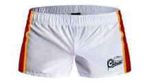 即決正規品新品 オージーバム Aussiebum RUGBY BLITZ White -M- ラグビープロショーツ ホワイト白色ライン赤 現品表記サイズ M_画像1