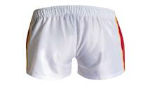 即決正規品新品 オージーバム Aussiebum RUGBY BLITZ White -S- ラグビープロショーツ ホワイト白色ライン赤 現品表記サイズ S_画像3