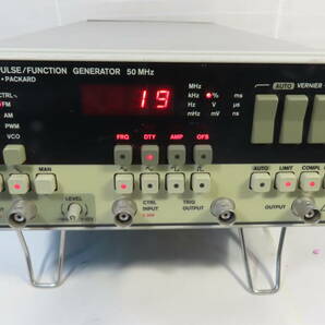 HP 8116A PULSE/FUNCTION GENERATOR 50MHZ PULSE FUNCTION GENERATOR パルス/ファンクションジェネレータ 現状品の画像7