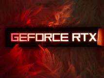 【新品(ぺりぺり付き)】GeForce RTX 光るロゴ._画像2