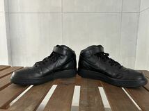 美品 NIKE AIR FORCE 1 ミッド Black ナイキ エアフォース _画像2