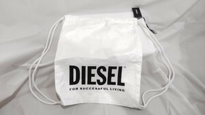 DIESEL ディーゼル ナップサック バッグ リュック ホワイト ユニセックス