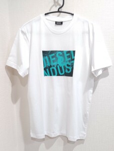 【最終セール中】 DIESEL ディーゼル メンズ Tシャツ プリント クルーネック 半袖 スリムフィット A020700AAXJ Mサイズ